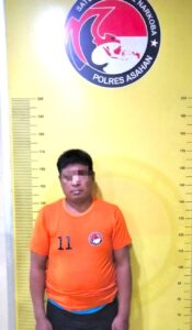 Polres Asahan Berhasil megankan Seorang Pria Diduga Pengedar Narkotika di Desa Subur, Air Joman