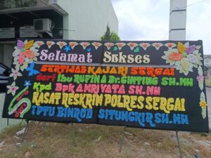 Sertijab Kajari Sergai: Rufina Br Ginting Serahkan Jabatan kepada Amriyata, Suasana Meriah Dipenuhi Karangan Bunga