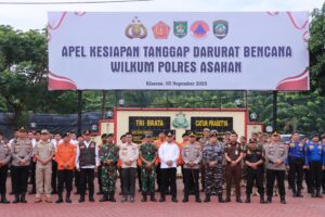 Polres Asahan Gelar Apel Kesiapan Tanggap Darurat Bencana Tahun 2025