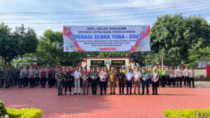 Apel Gelar Pasukan Operasi Zebra Toba 2025