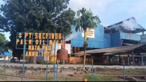 PT Sucfindo Kebun Matapao Salurkan 50 Paket Sembako untuk Warga Terdampak Banjir di Pasar Baru