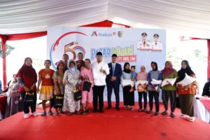 Bupati dan Wakil Bupati Batu Bara Tinjau Pasar Murah PT Inalum di Tiga Kecamatan