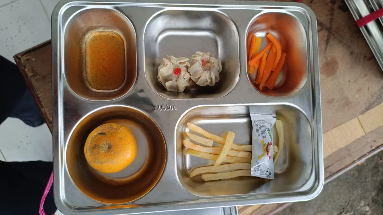 Miris! Menu ‘Makan Bergizi Gratis’ di SPPG Sialang Buah Hanya 2 Dinsam dan Segenggam Kentang, Ke Mana Anggarannya?